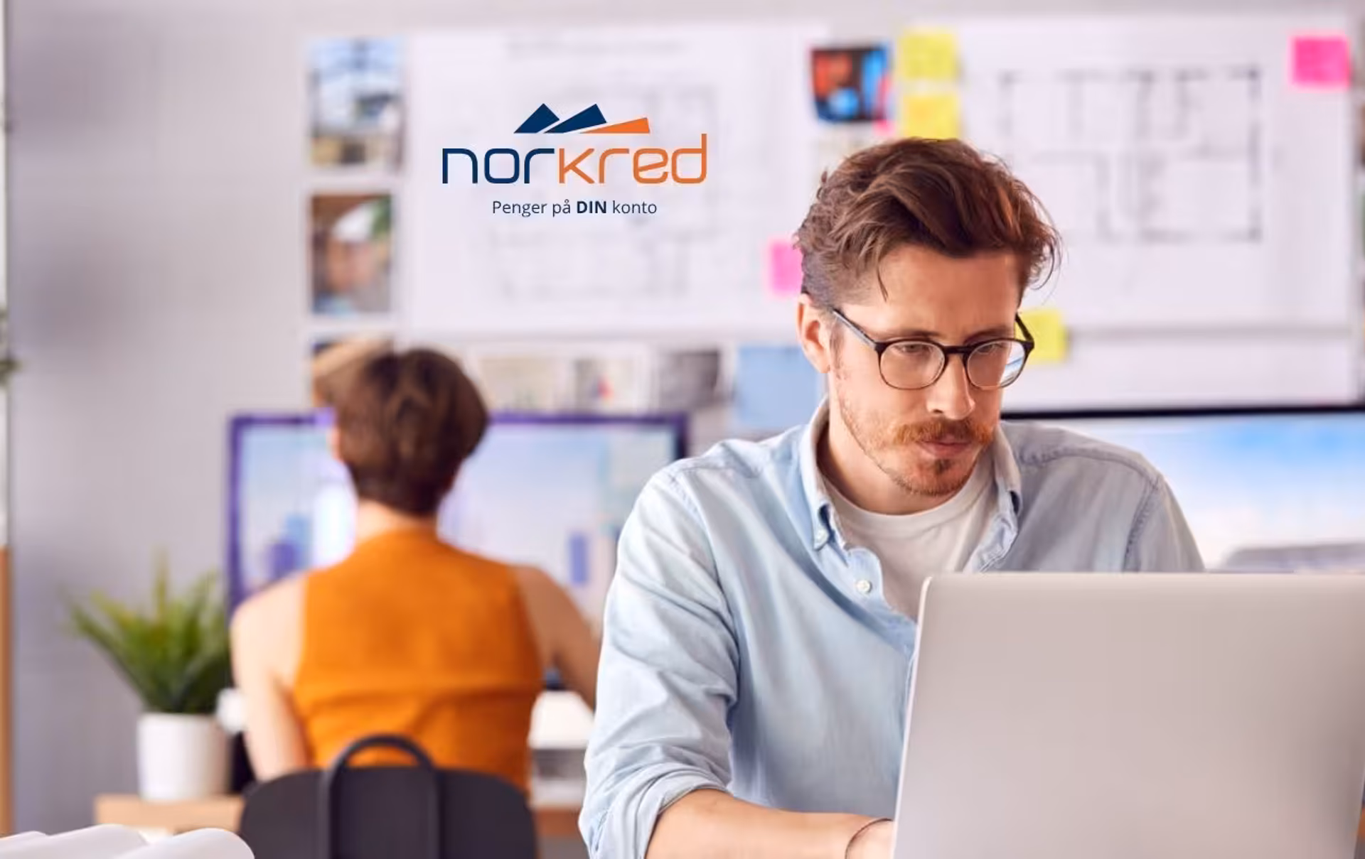 Man And Woman Working, Small Business With Logo Norkred 1440X810 (2)