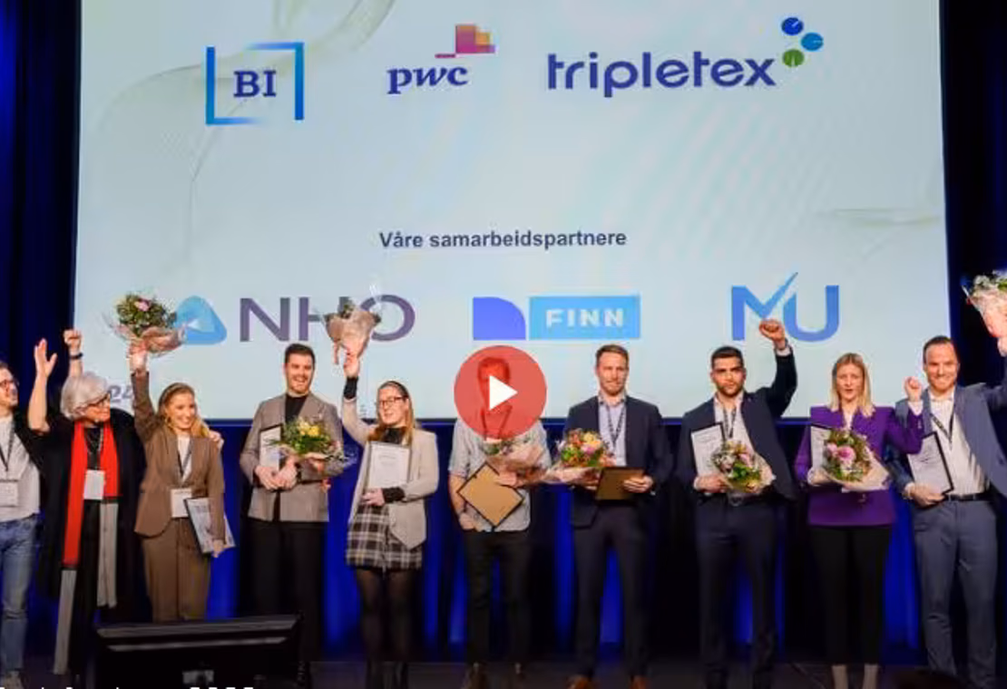E24 ledertalent-kåring 2022 - Intrum i Topp 10